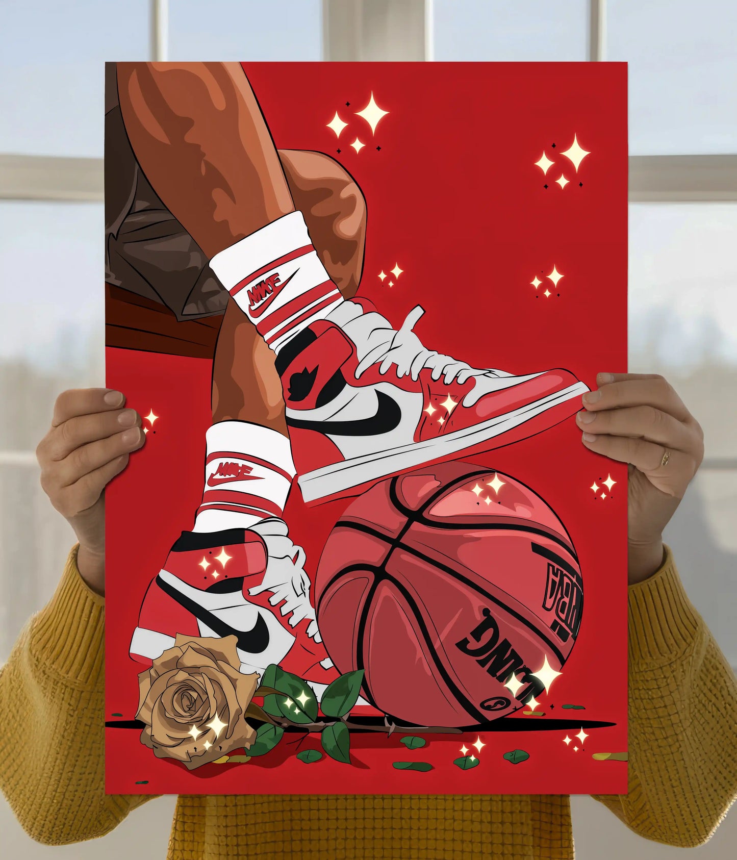 Chicago Sneakers Basketball Aesthetic Poster Main Image - Everanta