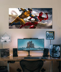 Claws & Chaos – Deadpool vs Wolverine Split Poster Set