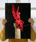 Crimson Angel | Dark Aesthetic Wall Poster