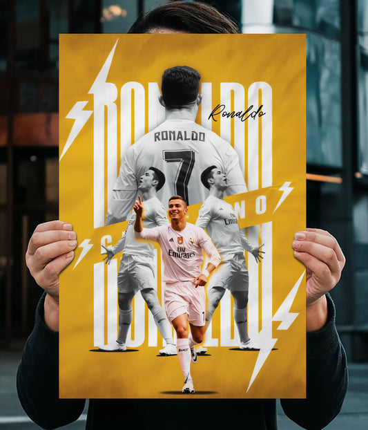 Cristiano Ronaldo – Golden Glory Wall Poster Main Image - Everanta