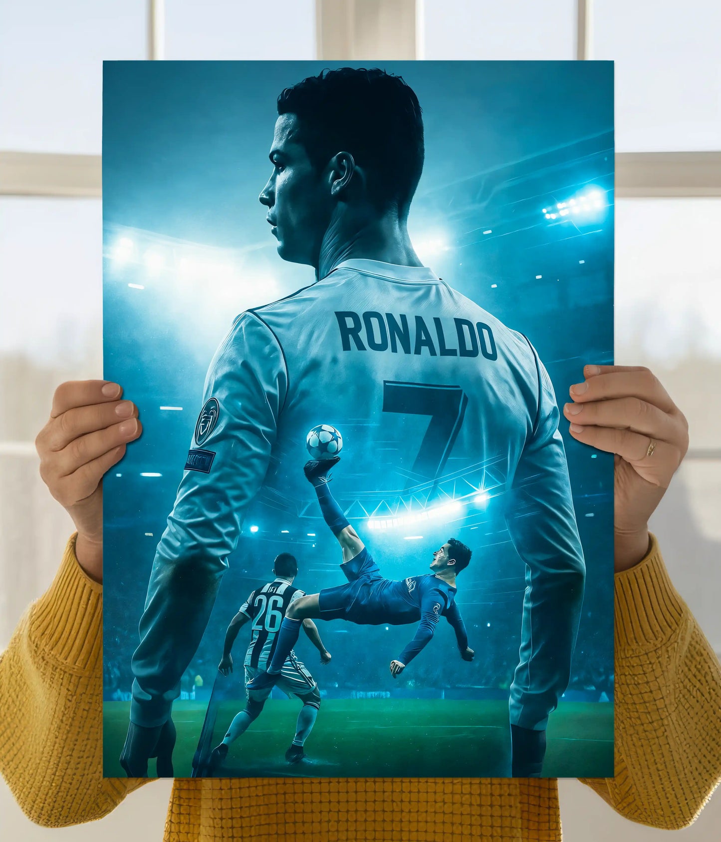 Cristiano Ronaldo – Iconic Bicycle Kick Poster Main Image - Everanta
