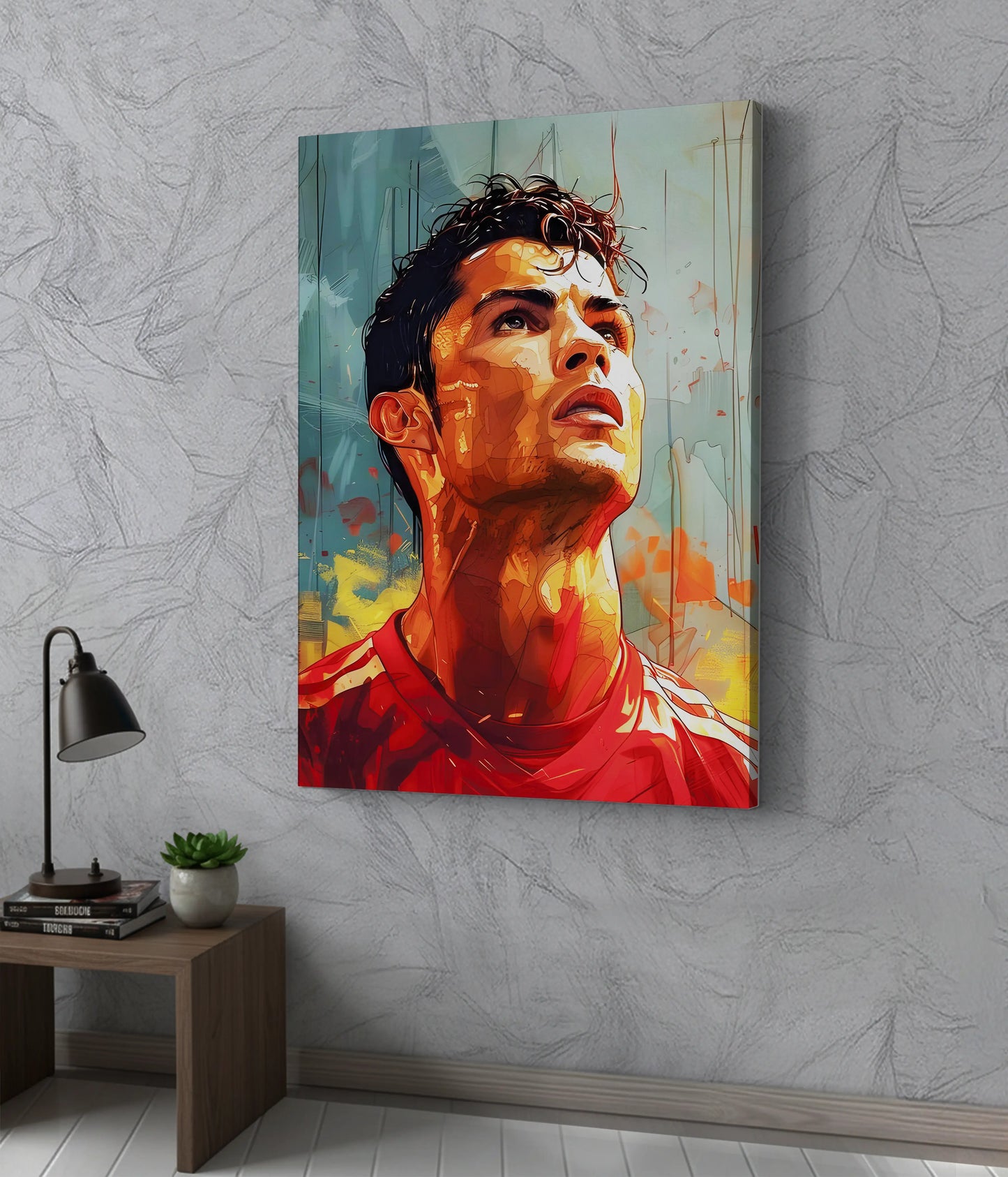 Cristiano Ronaldo – Relentless Rise Canvas Print on Wall - Everanta