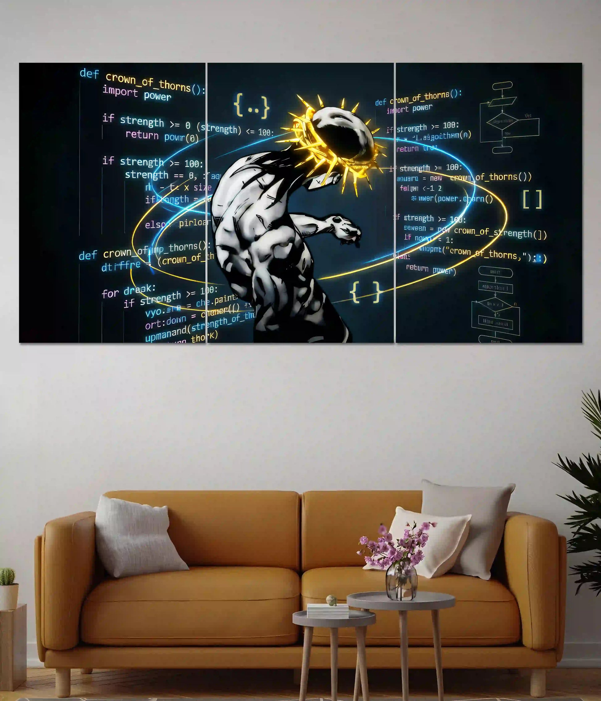 Crown of Thorns Programmer Split Poster - Everanta