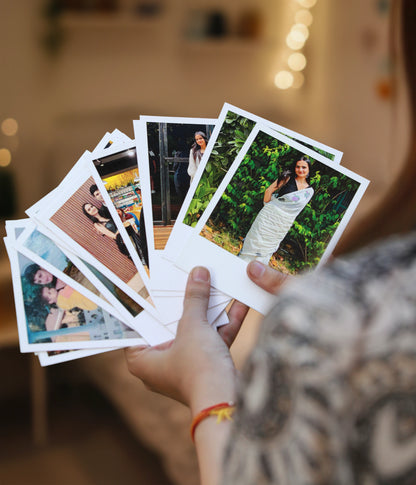 Hold Custom Polaroid Prints – Retro Photo Prints in Hands - Everanta