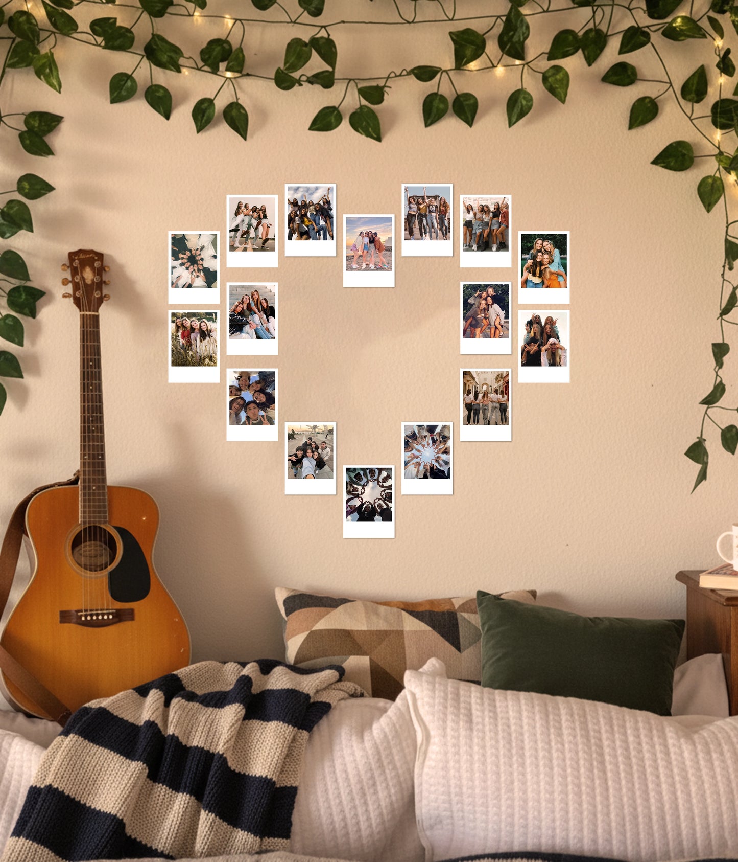 Custom Polaroid Prints – Retro Photo Prints With Adhesive Tape and Without Lights - Everanta