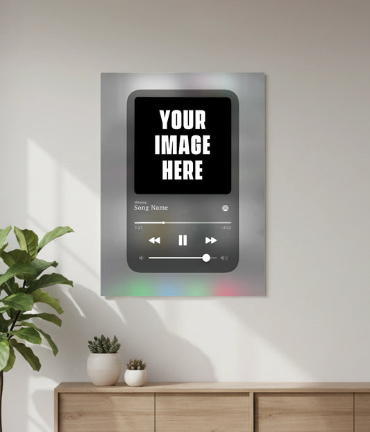 Custom Spotify Music Wall Poster with Your Photo & Song - Everanta