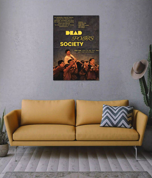 Dead Poets Society Movie Poster on Wall - Everanta