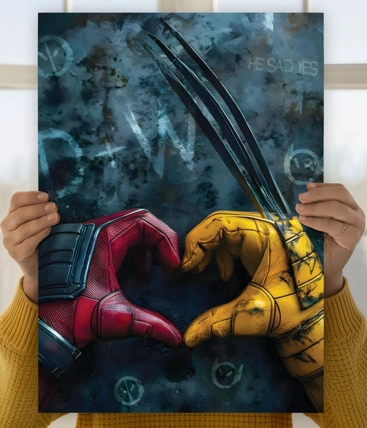 Deadpool × Wolverine Poster – Marvel Superhero Friendship Main Image - Everanta