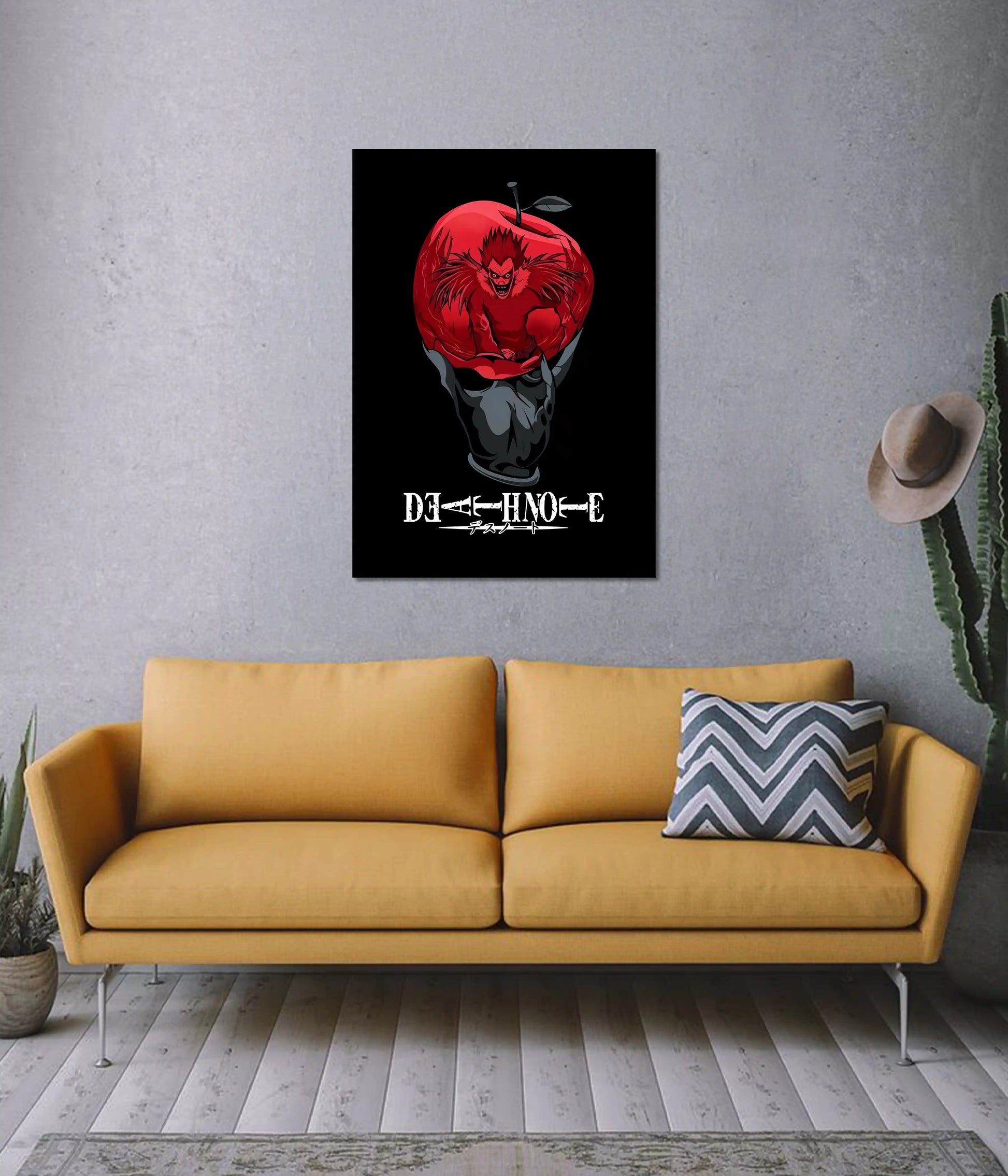Death Note Ryuk Apple Poster on Wall - Everanta