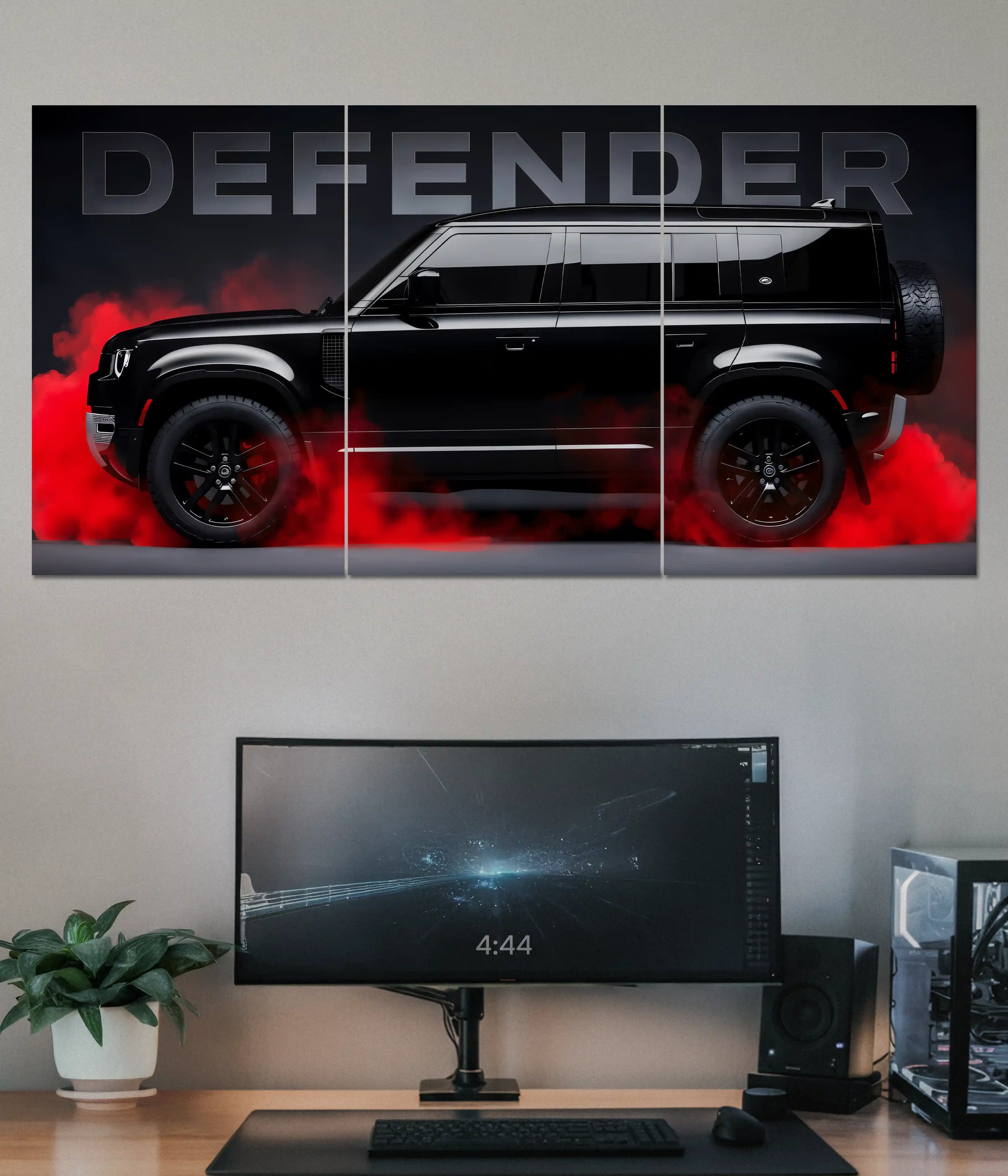 Defender Black Edition Split Poster Main Image - Everanta