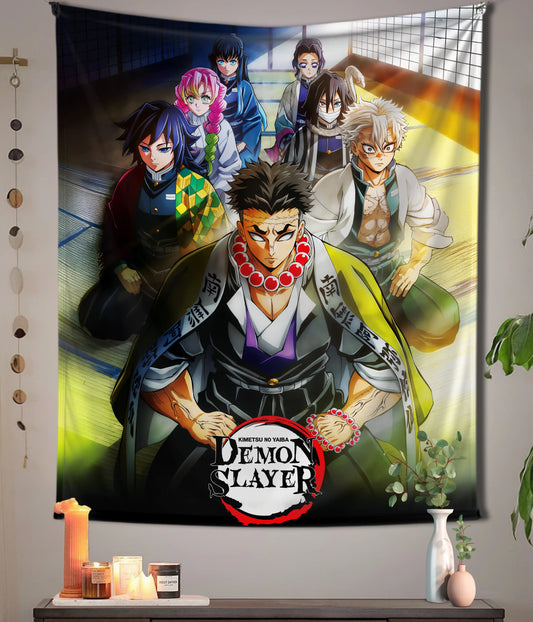 Demon Slayer Hashira Squad Tapestry Main Image - Everanta