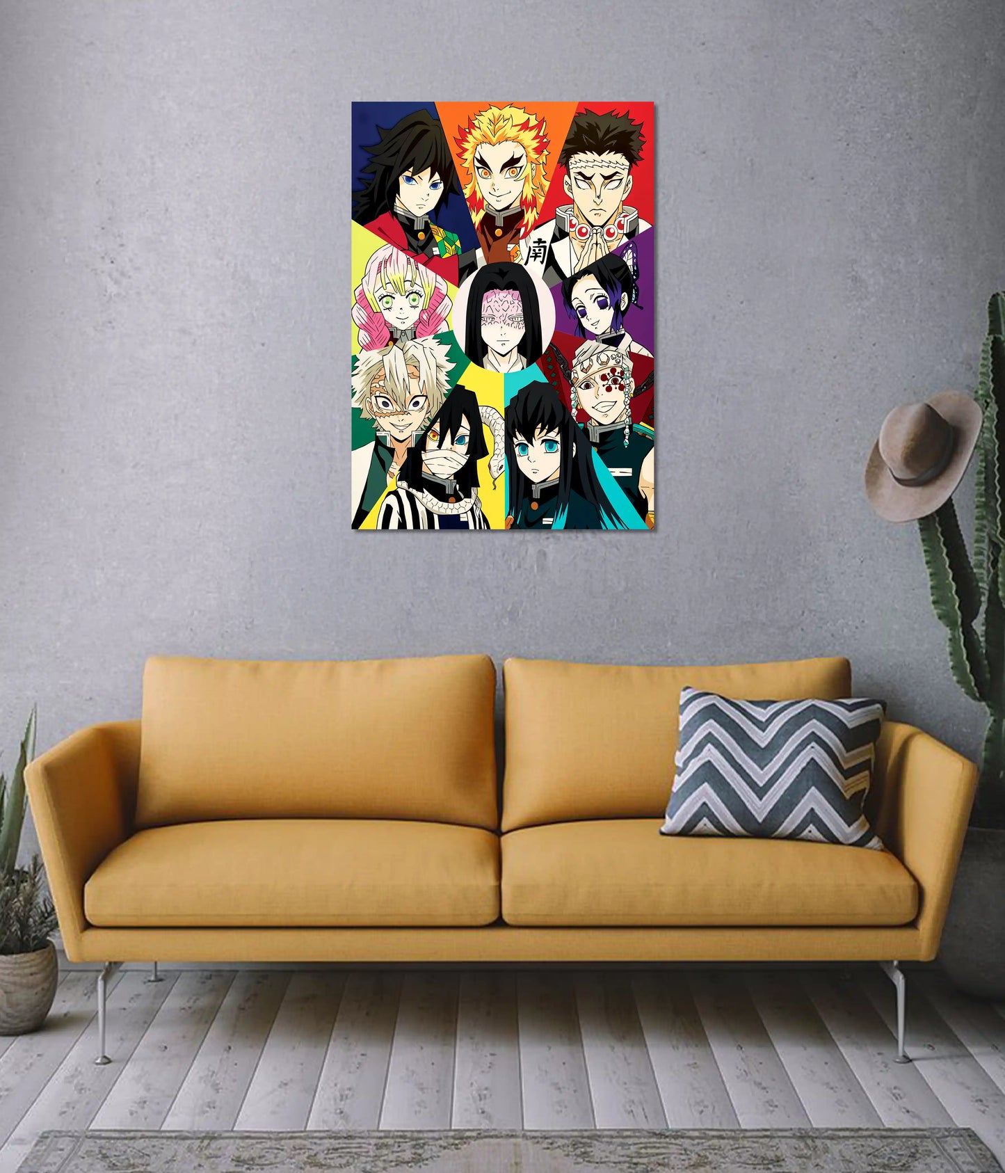 Demon Slayer Hashira Squad Wall Poster on Wall - Everanta