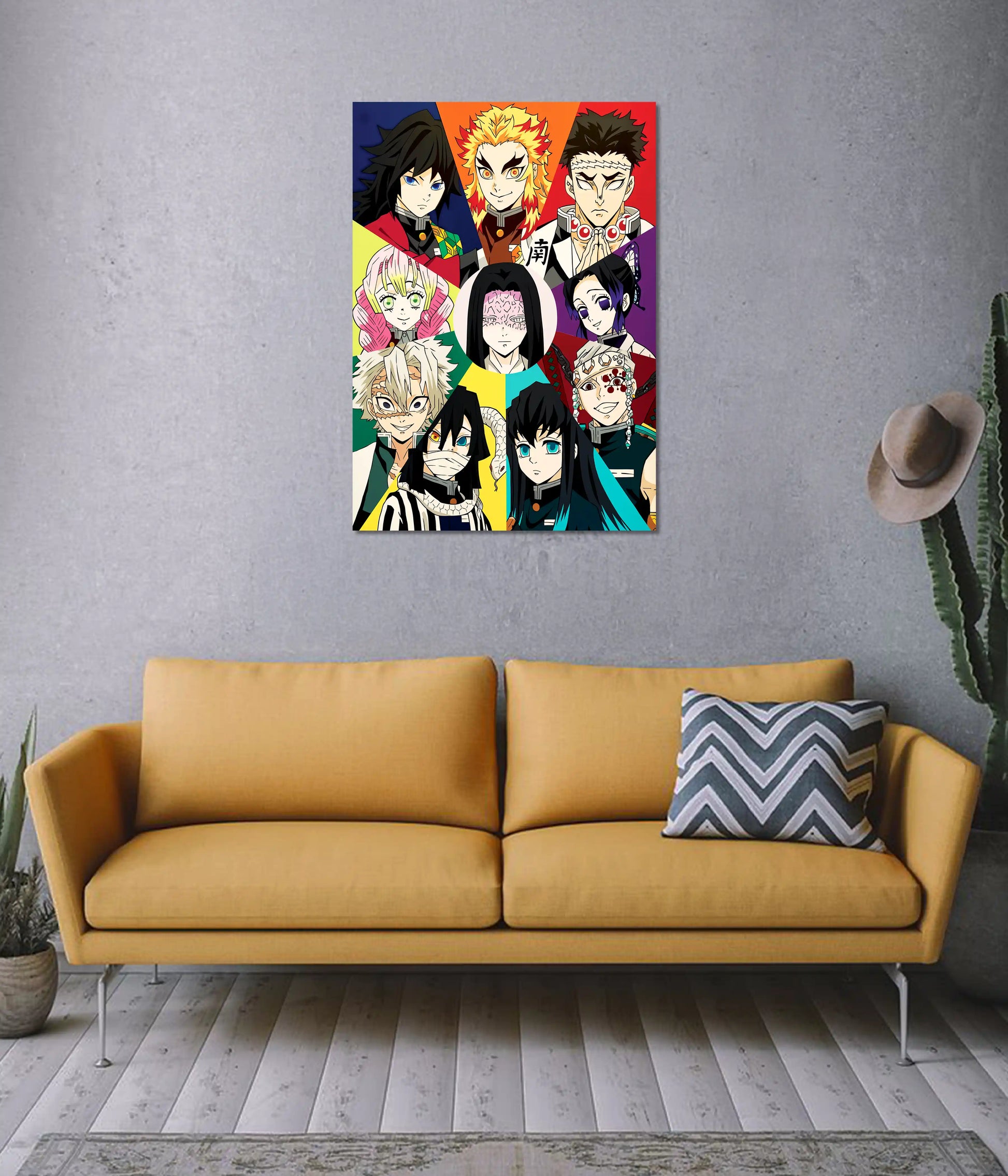 Demon Slayer Hashira Squad Wall Poster on Wall - Everanta