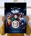 Demon Slayer Heroes Anime Wall Poster