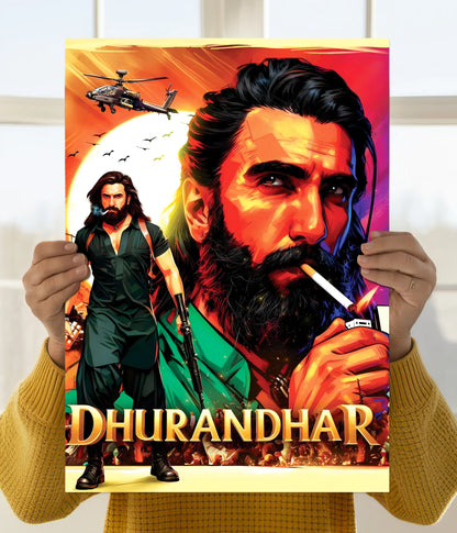 Dhurandhar Movie Wall Poster Main Image - Everanta