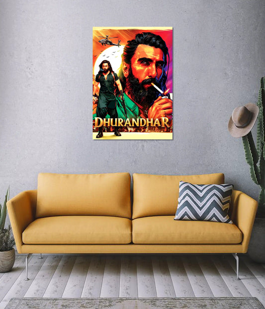Dhurandhar Movie Wall Poster on Wall - Everanta