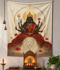 Divine Maa Durga Shakti | Spiritual Wall Tapestry