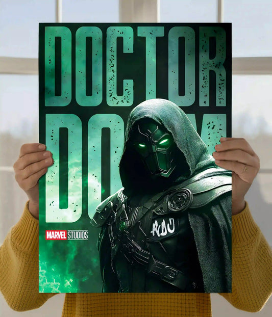 Doctor Doom Emerald Shadow Wall Poster Main Image - Everanta