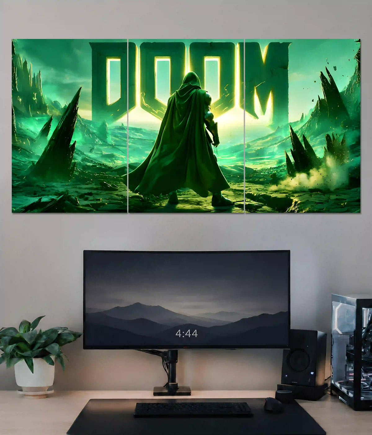 Doctor Doom Eternal Reign Split Poster Main Image - Everanta