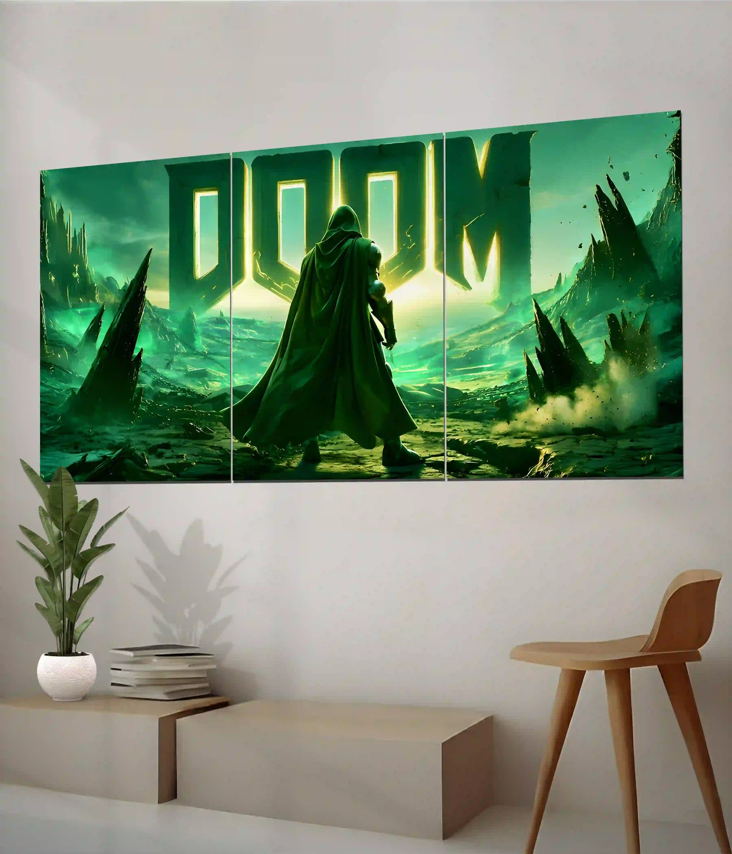 Doctor Doom Eternal Reign Split Poster Side View - Everanta