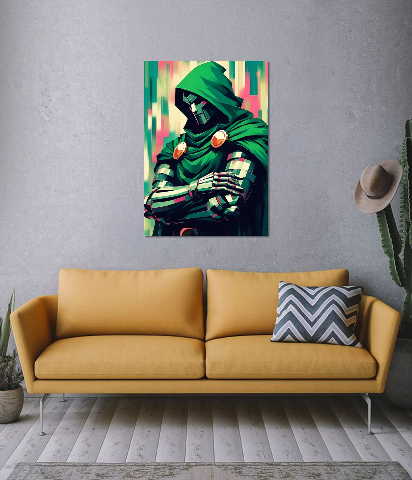 Doctor Doom “The Ruler’s Wrath” Poster on wall - Everanta