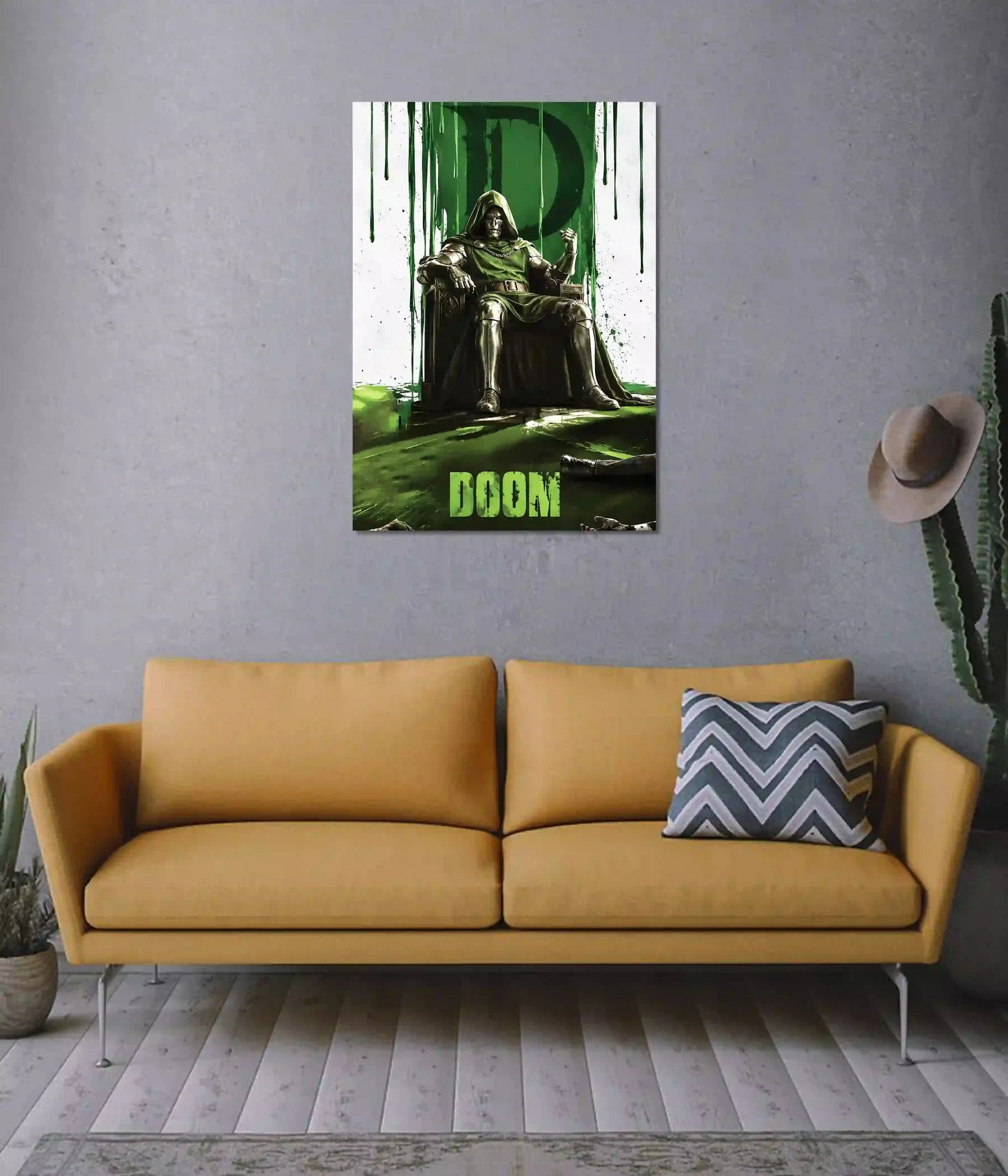 Doctor Doom Throne of Power Wall Poster on Wall - Everanta
