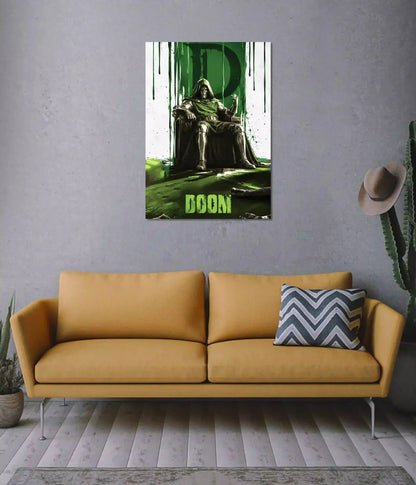 Doctor Doom Throne of Power Wall Poster on Wall - Everanta