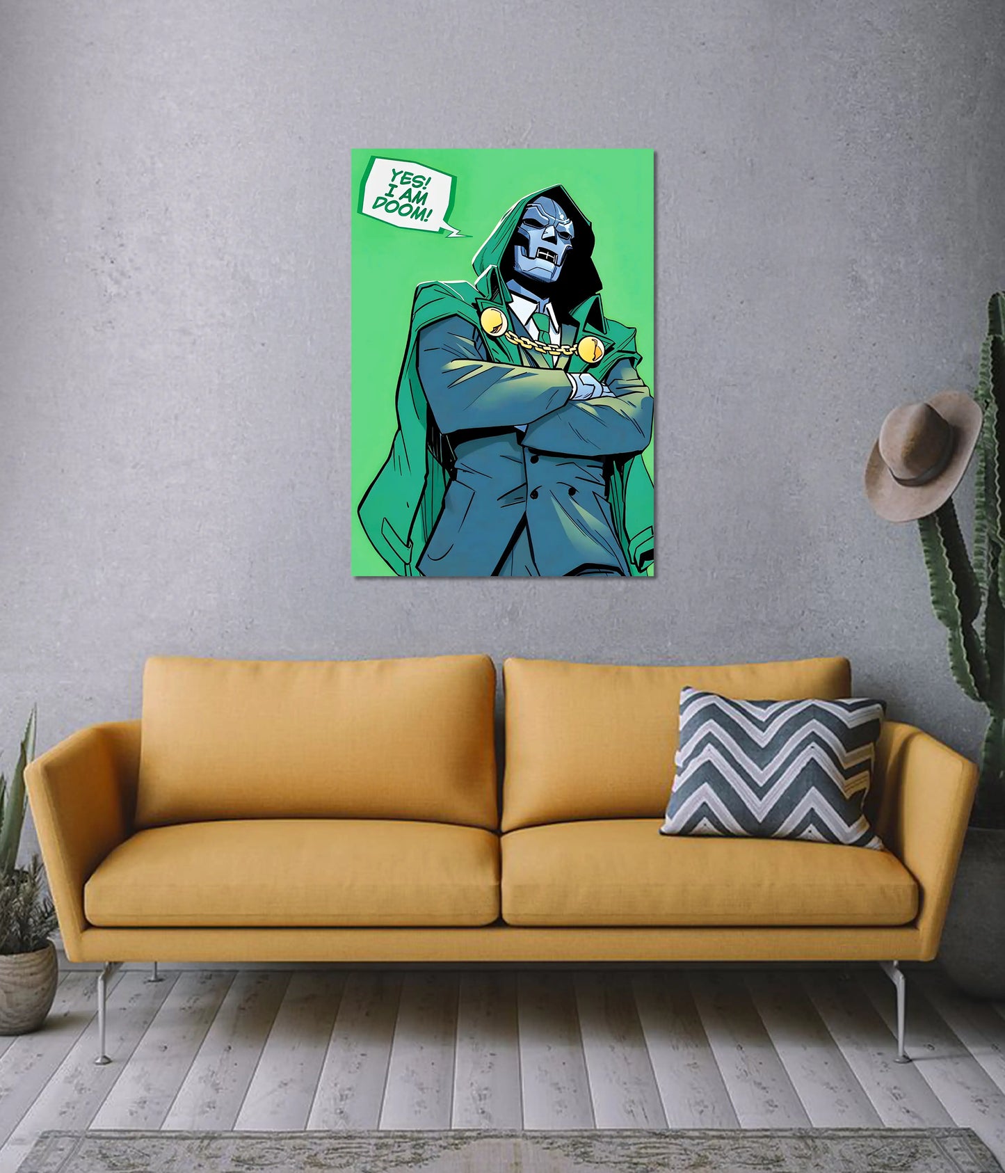 Doctor Doom “Yes, I Am Doom!” Poster on Wall - Everanta