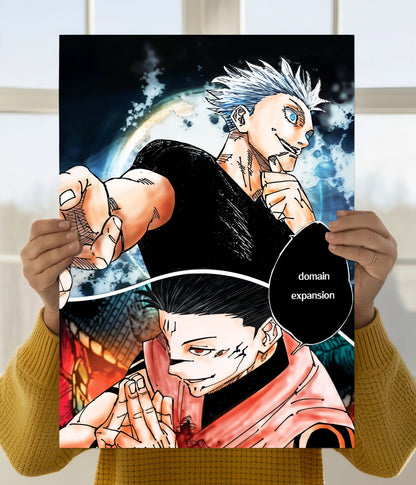 Domain Expansion – Gojo vs Sukuna Poster Main Image - Everanta
