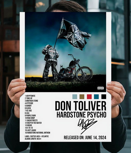 Don Toliver Hardstone Psycho Album Poster Main Image - Everanta
