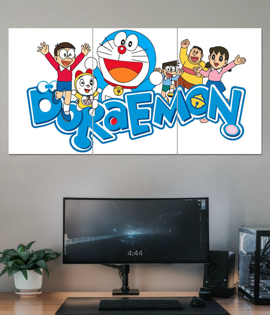 Doraemon 3 Piece Split Poster Main Image - Everanta