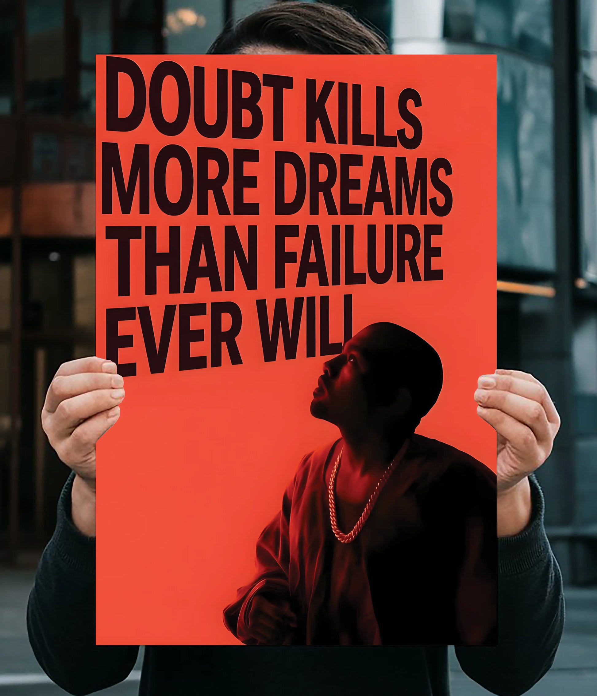 Doubt Kills Dreams – Motivational Wall Poster Main Image - Everanta