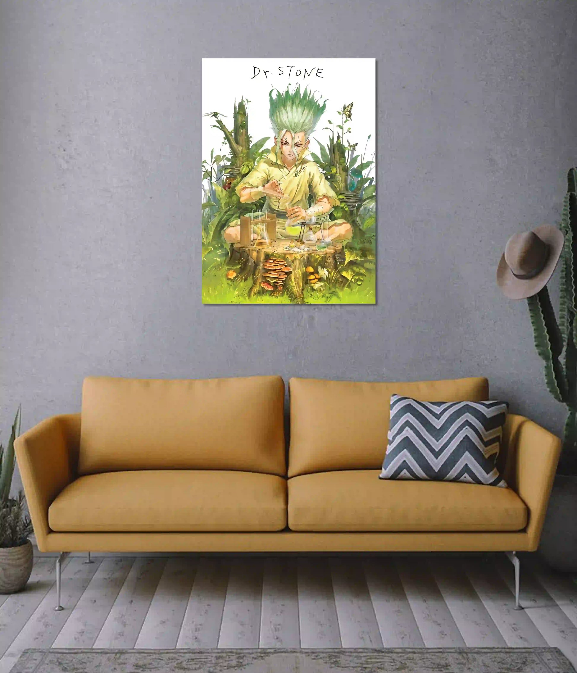 Dr. Stone Senku Science Lab Poster on Wall - Everanta