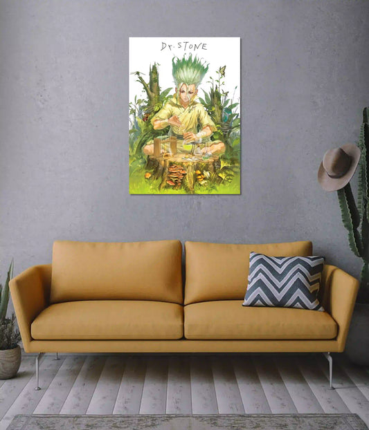 Dr. Stone Senku Science Lab Poster on Wall - Everanta