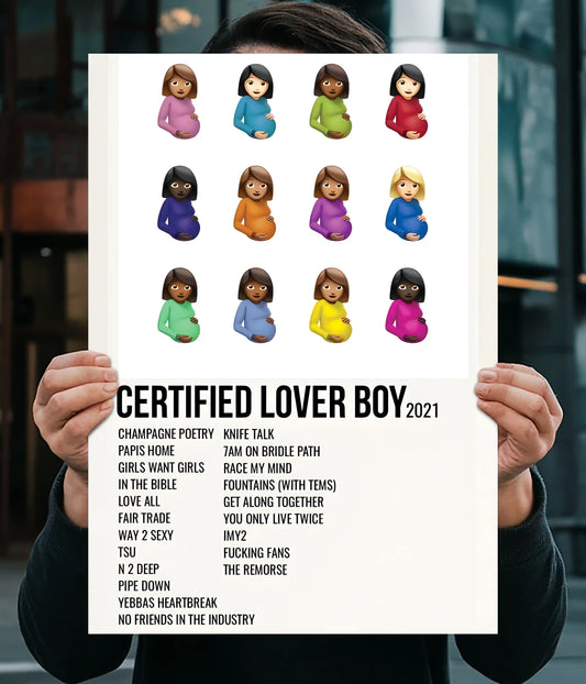 Drake Certified Lover Boy Album Poster Main Image - Everanta