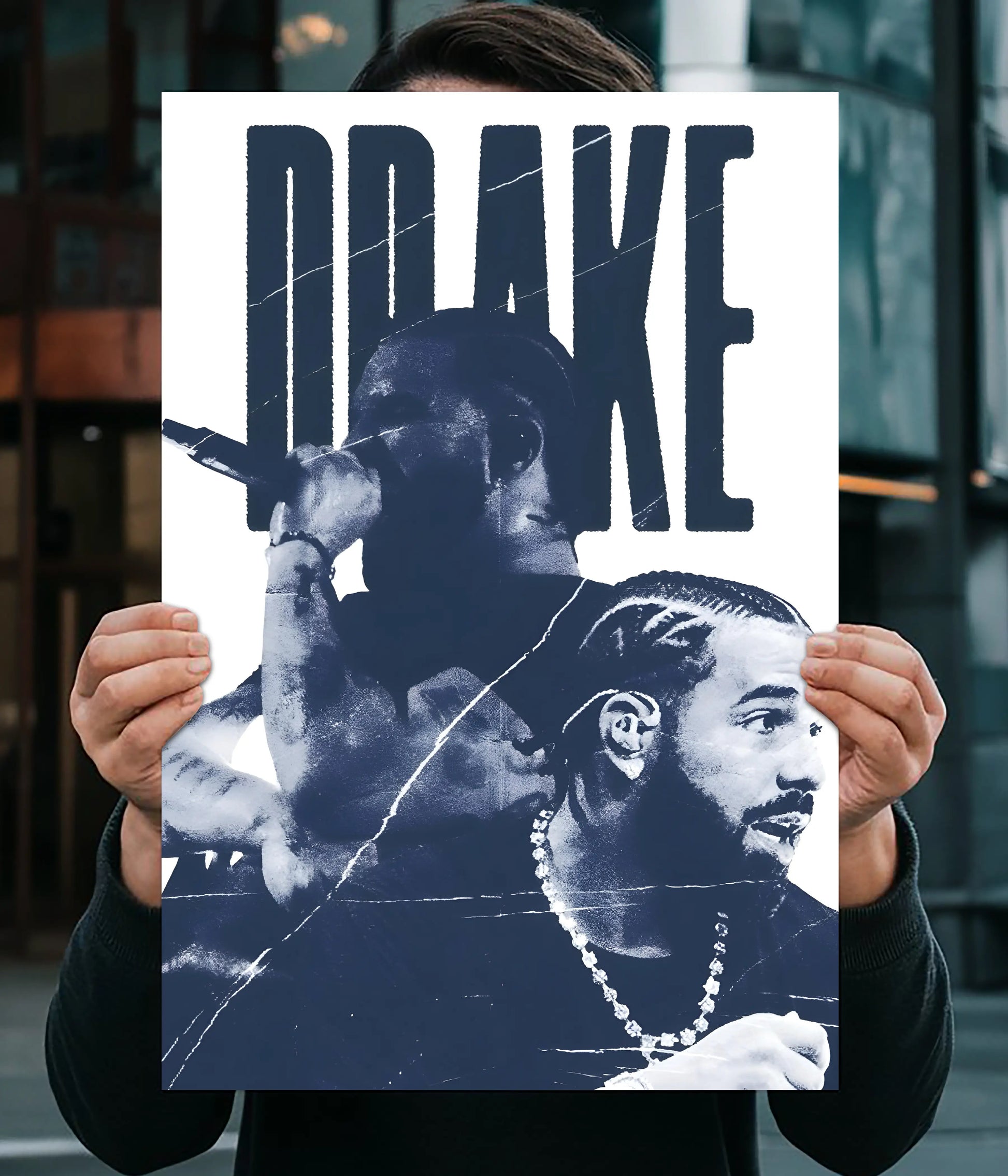 Drake Stylish Music Wall Poster Main Image - Everanta
