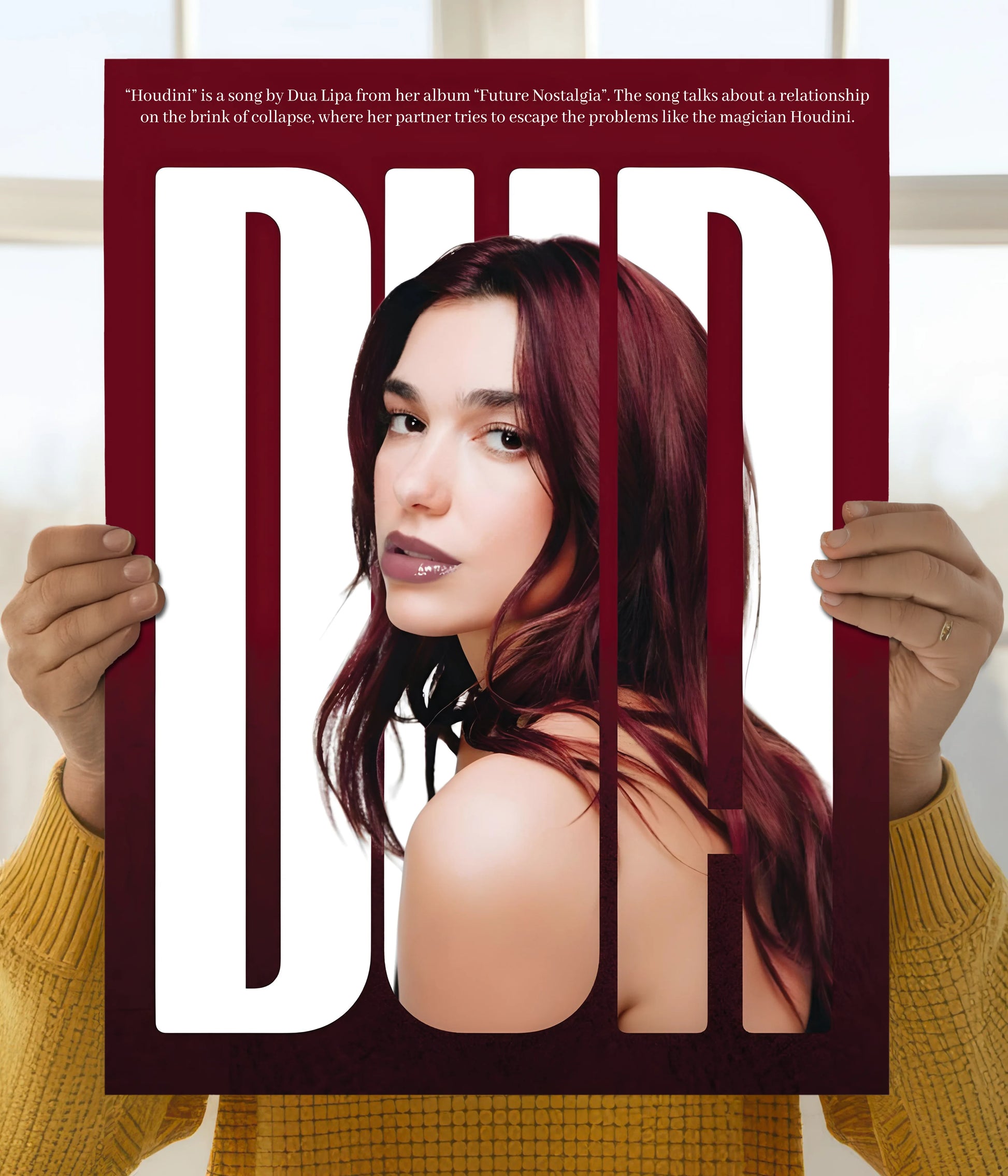 Dua Lipa – Houdini Wall Poster Main Image - Everanta