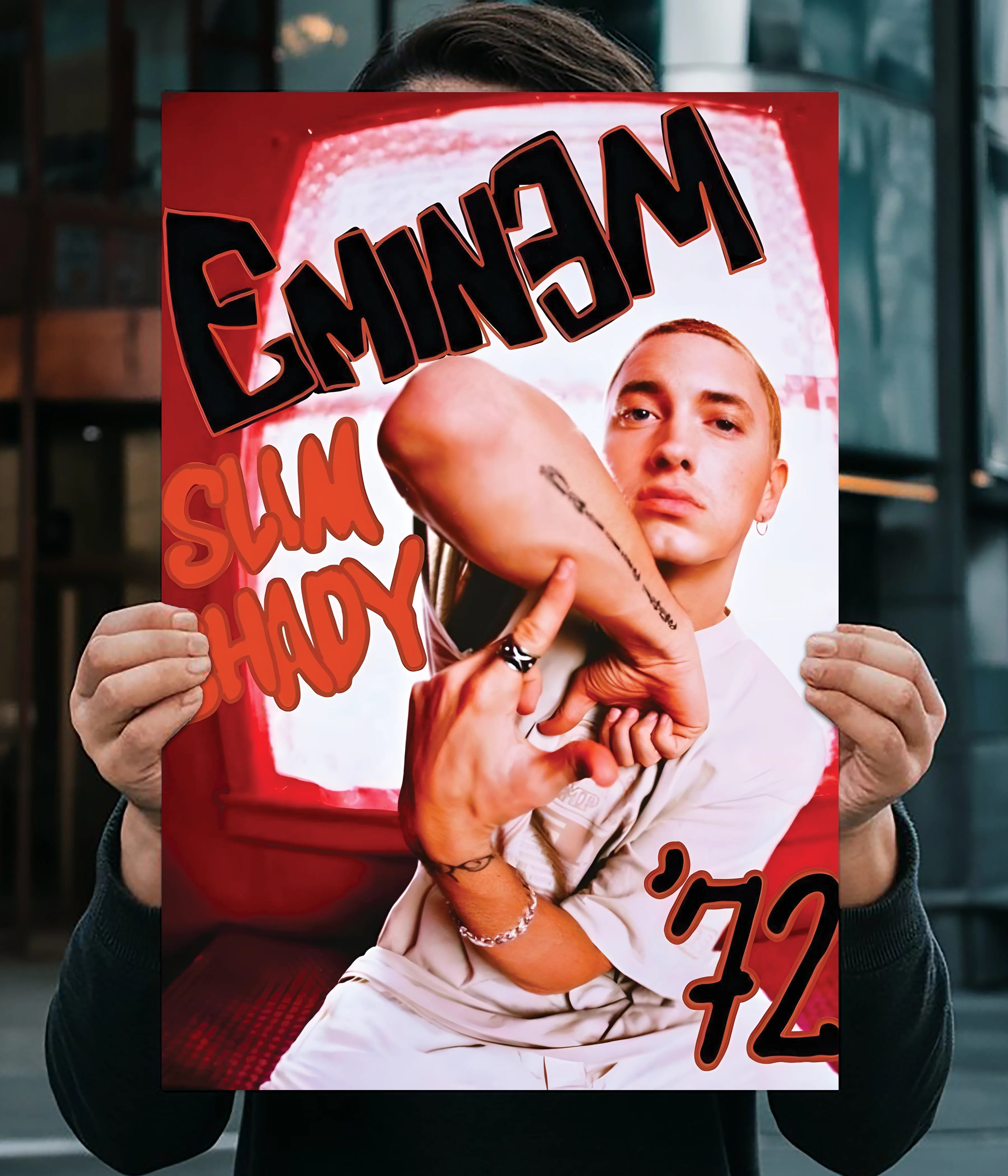Eminem – Slim Shady '72 Wall Poster | Rap God Poster | Buy on Everanta