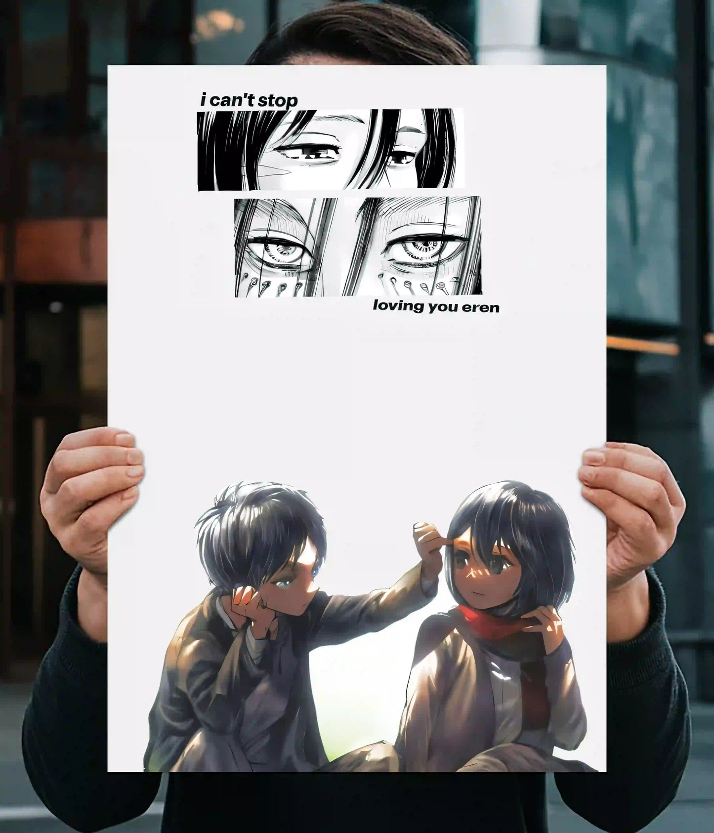 Eren & Mikasa Forever Poster Main Image - Everanta