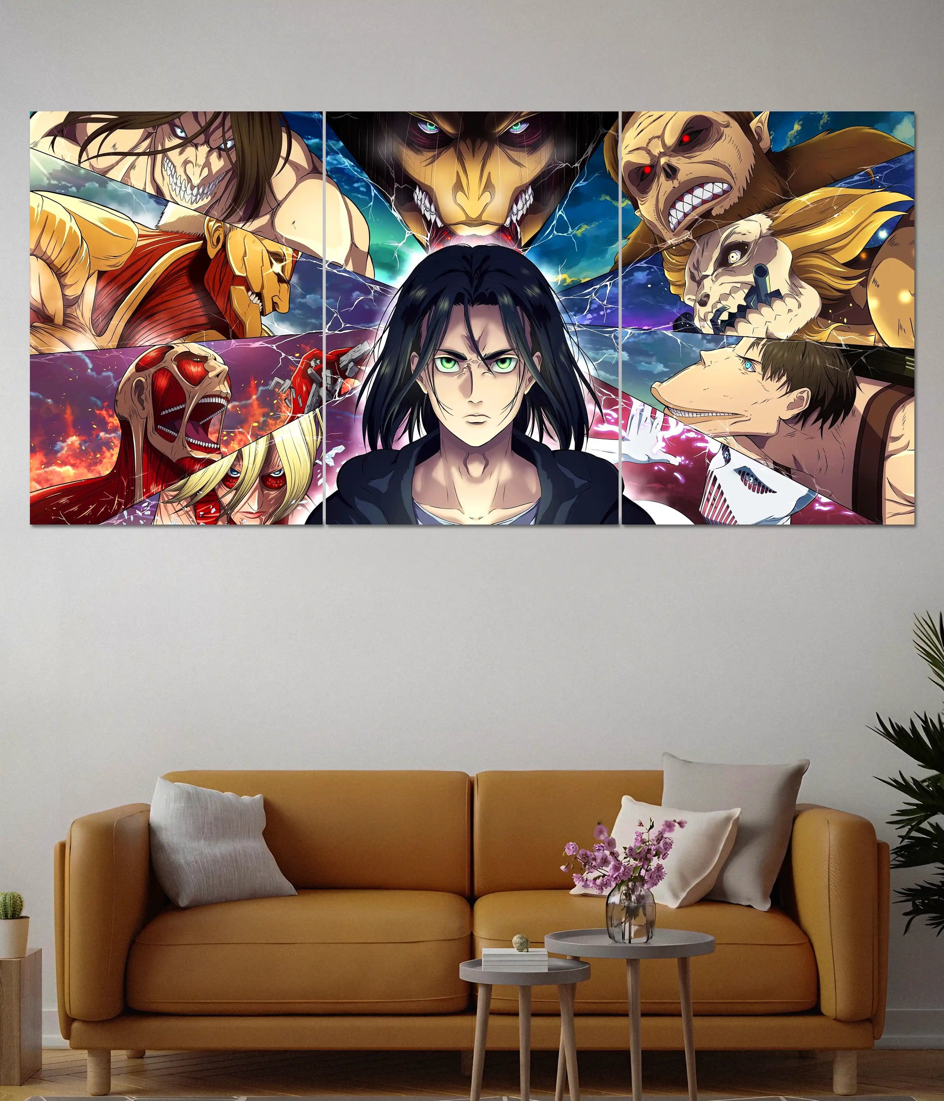 Eren Yeager – Titan War Split Poster - Everanta