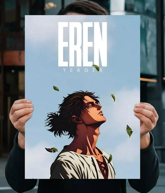 Eren Yeager Wings of Freedom Wall Poster Main Image - Everanta