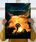 Even 1% Chance, Fight - Courage Devotional Poster