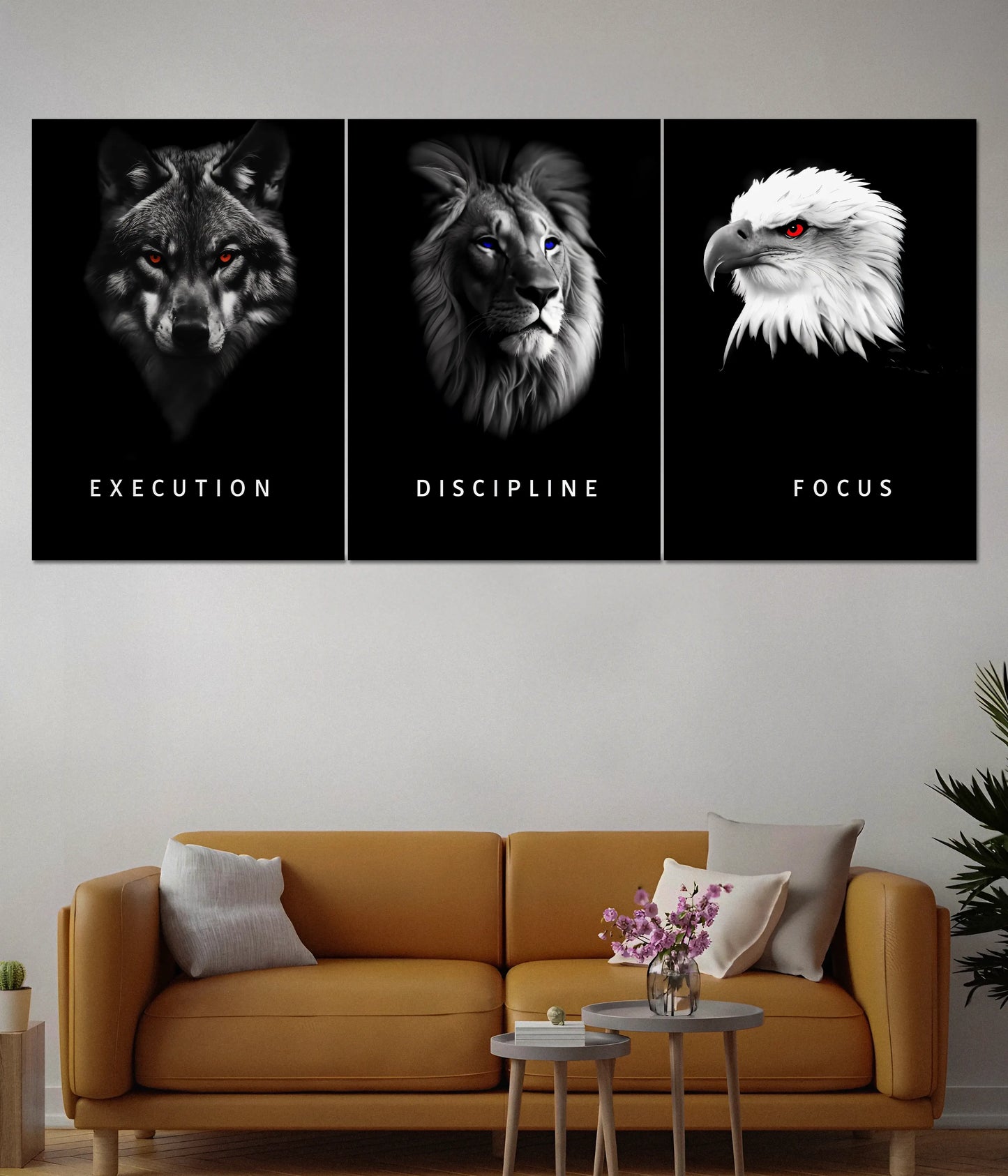 Execution Discipline Focus Split Poster - Everanta