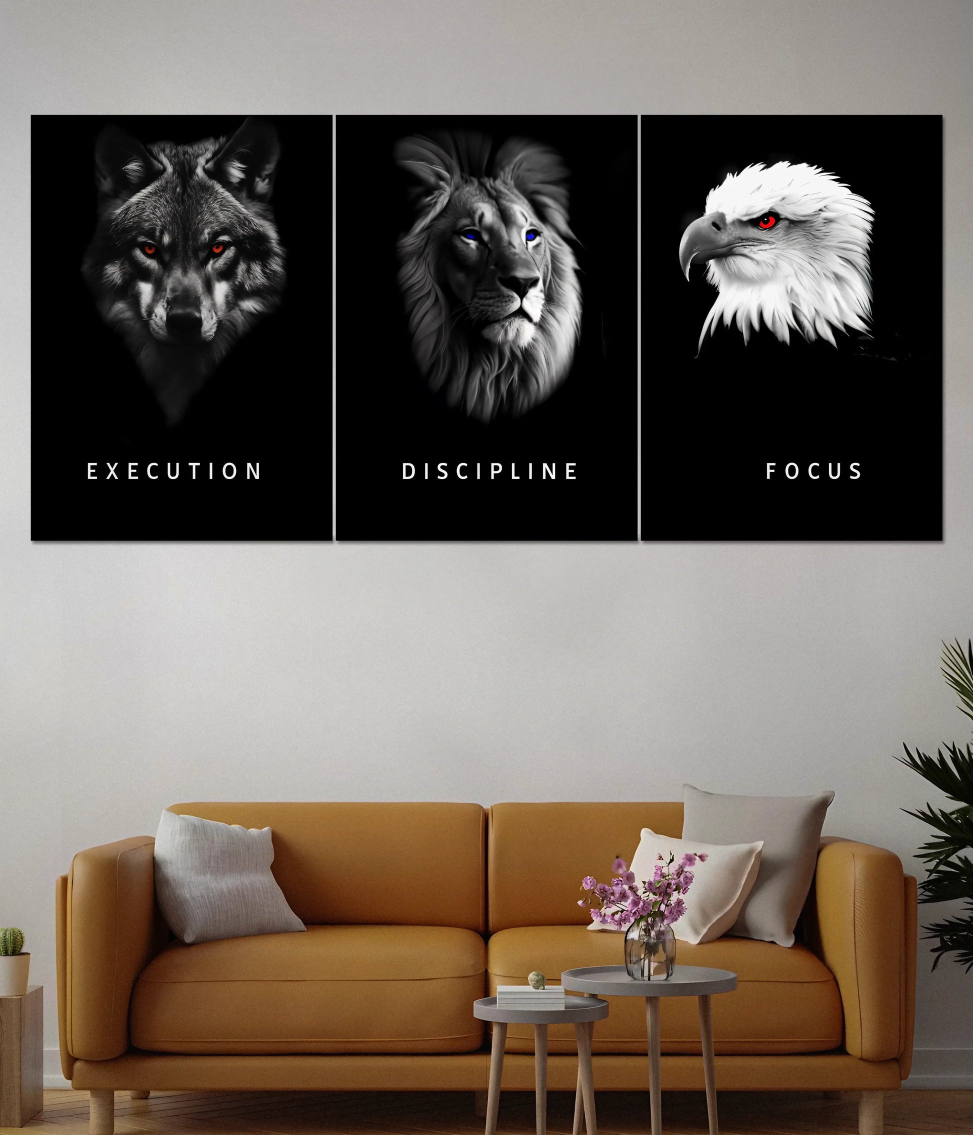 Execution Discipline Focus Split Poster - Everanta