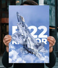F-22 Raptor Fighter Jet Poster