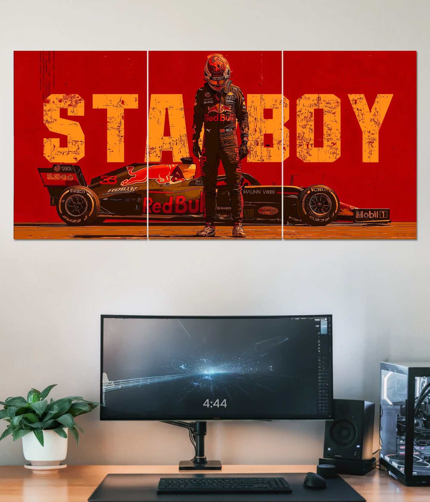 F1 Champion “Stay Boy” Split Poster Main Image - Everanta