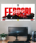 Ferrari F1 Racing Split Poster