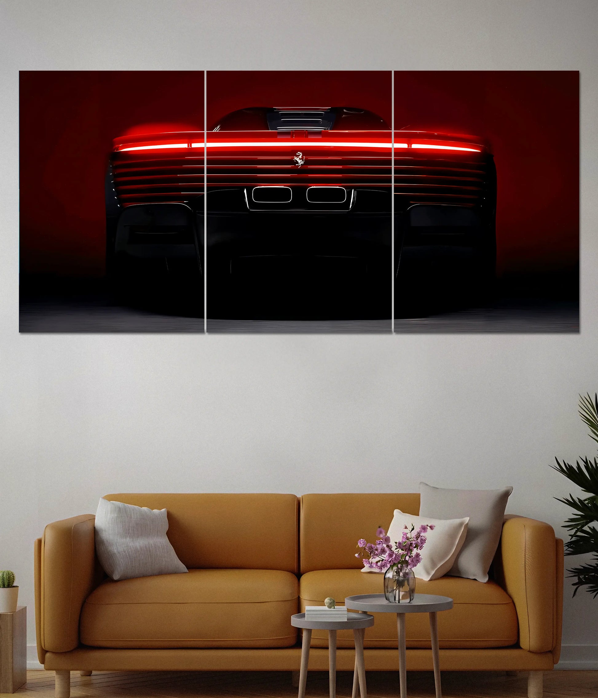 Ferrari Rear Light Split Poster - Everanta