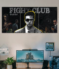 Fight Club Split Poster – Bold Wall Art for Movie Lovers