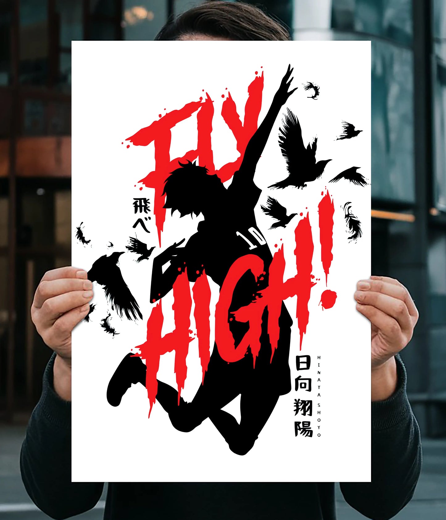 Fly High – Hinata Shoyo Anime Poster Main Image - Everanta